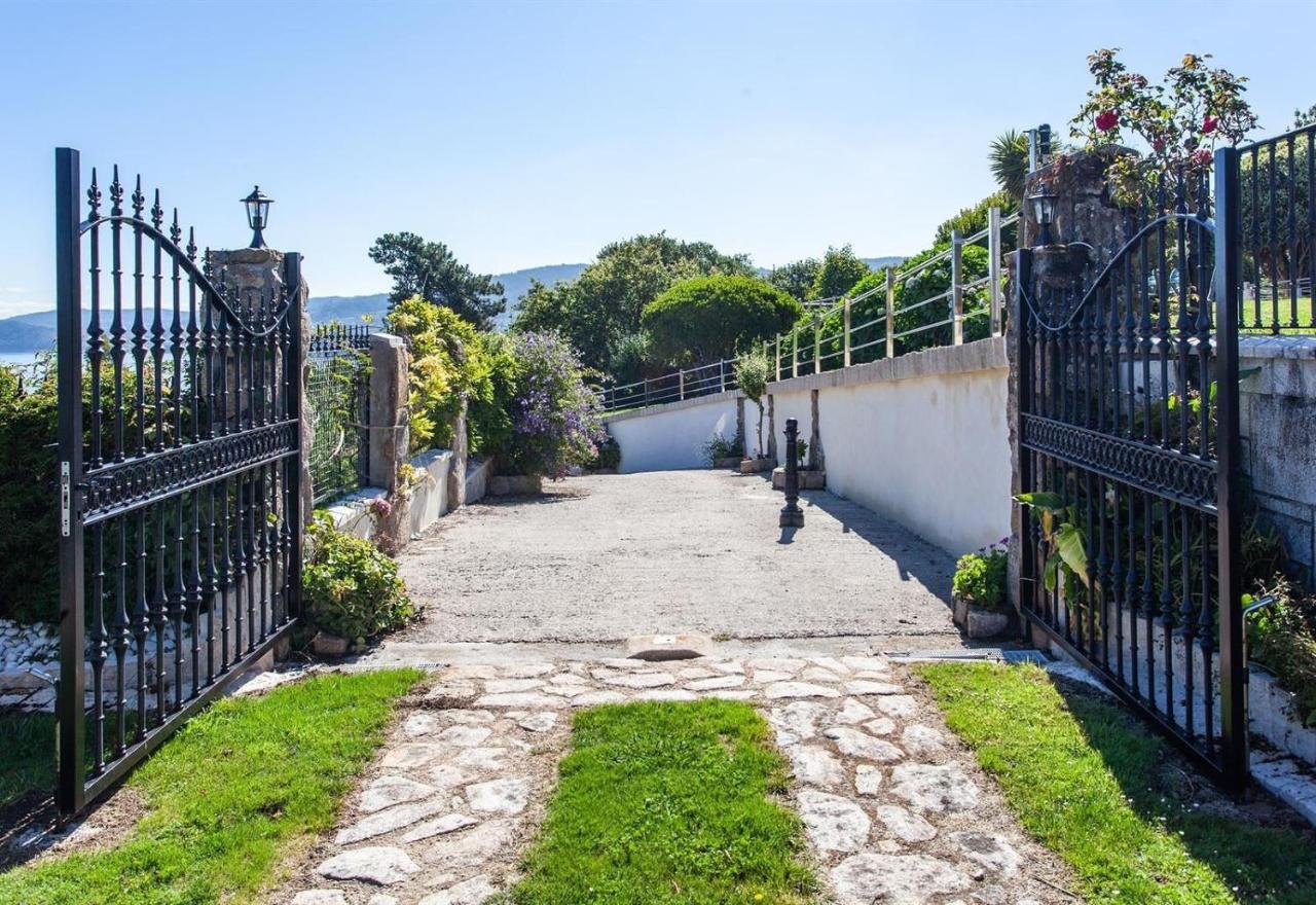 Apartamento con jardin en un chale Bueu Exterior foto
